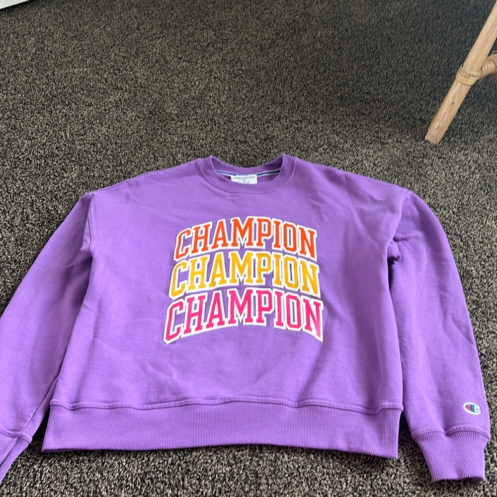 Purple sweat shirt/hoddie